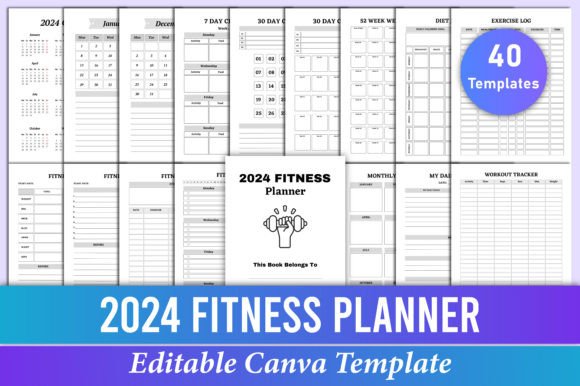 2024 Fitness Planner Canva Templates: A Practical Guide for 2024