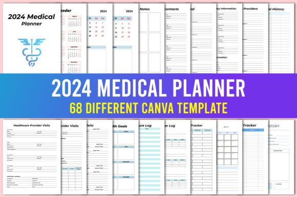 2024 Medical Planner Canva KDP