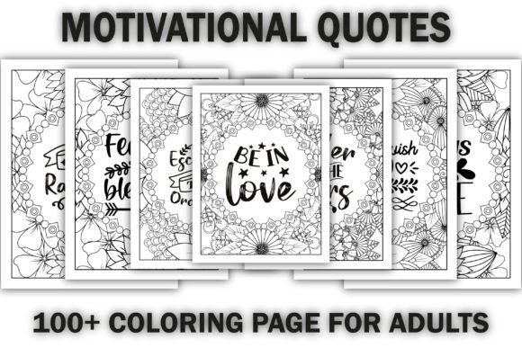 Adult Motivational Quotes Coloring Pages: A Creative Way to Relax and Inspire