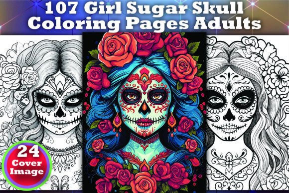 Girl Sugar Skull Coloring Pages Adults: A Creative and Profitable Resource