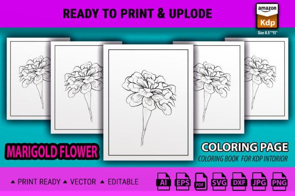 Marigold Coloring Pages for Kids: A Creative and Practical Resource for All Ages